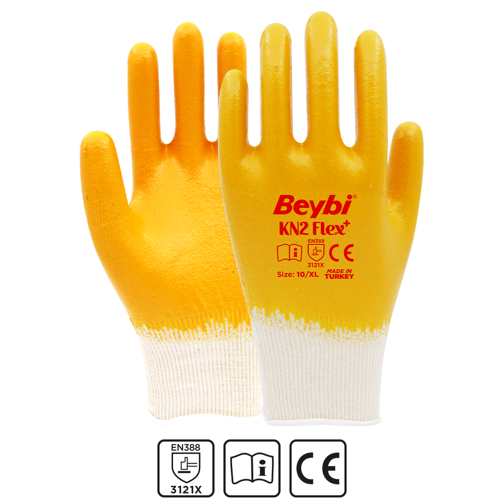 Beybi KN2 Flex Plus Pamuk Nitril Eldiven