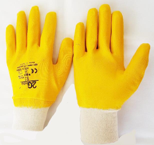 2G Tam Kaplama Nitril Eldiven Sarı - Lacivert - S2+