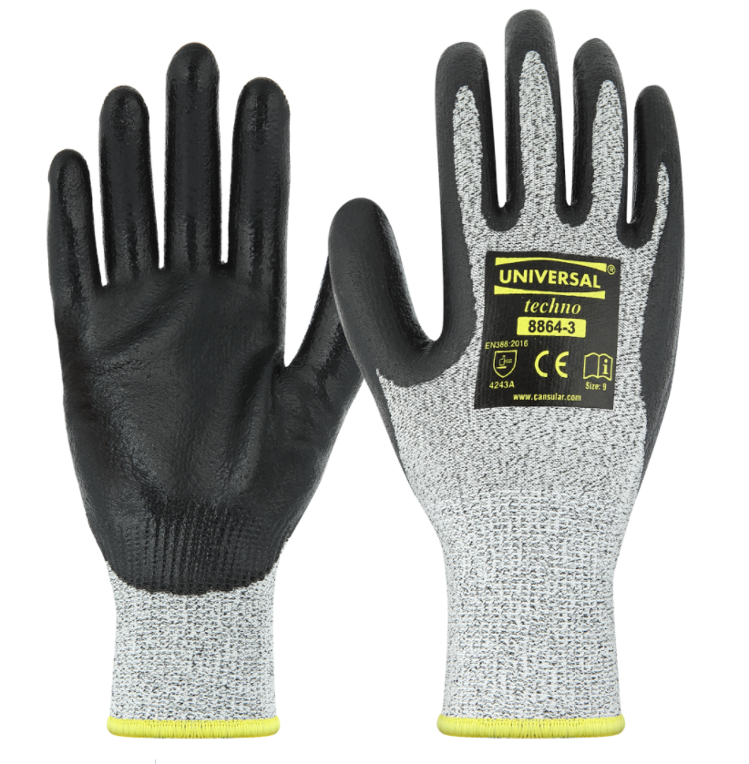 Üniversal Kesilmeye Dayanıklı Mekanik Risk Eldiveni - 8864-3