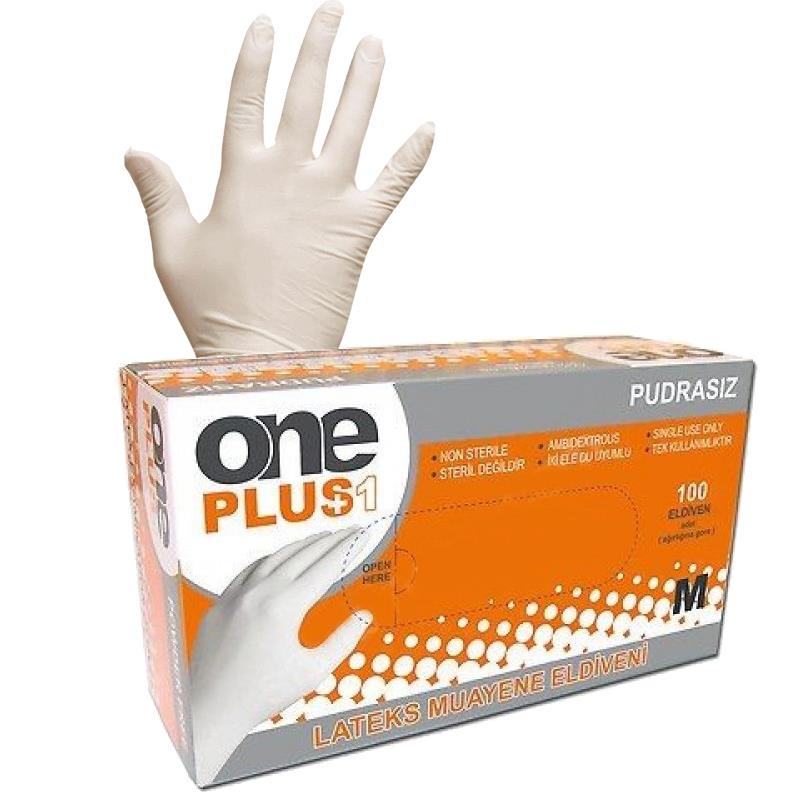 Oneplus Latex Muayene Eldiveni (Pudrasız)